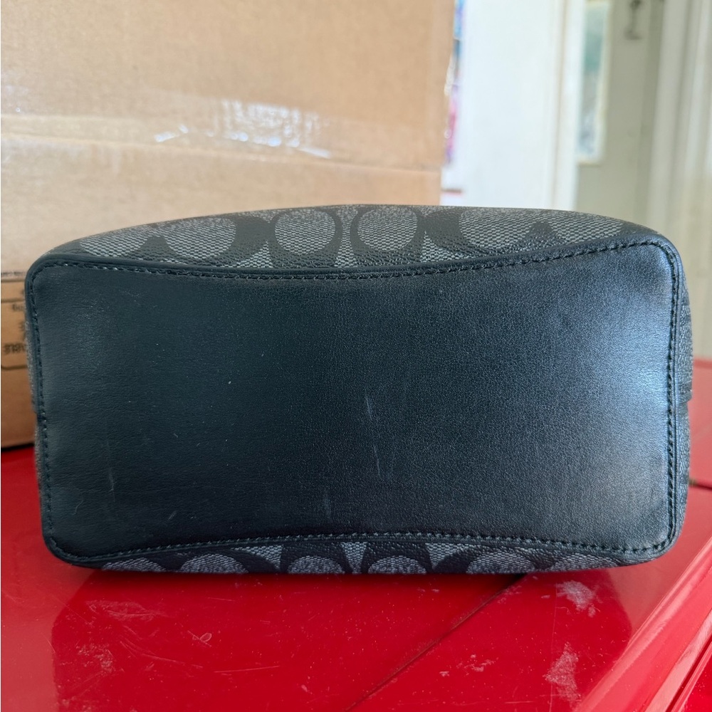 Coach Black Signature Bucket Bag - Picture 5 of 12